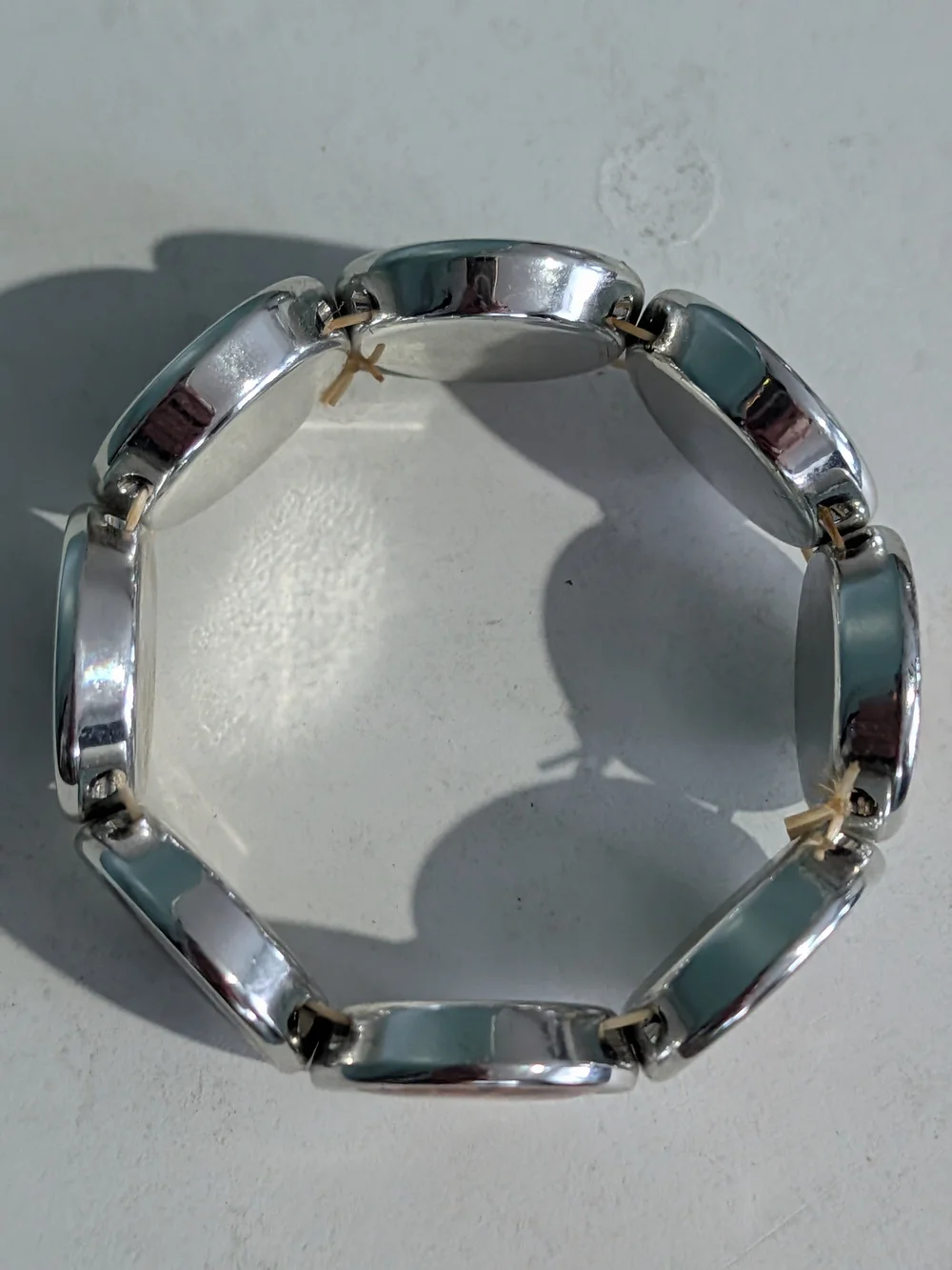Vintage 80's Labyrinth Movie Photo Cabochon Charm Stretch Bracelet-New Nostalgia
